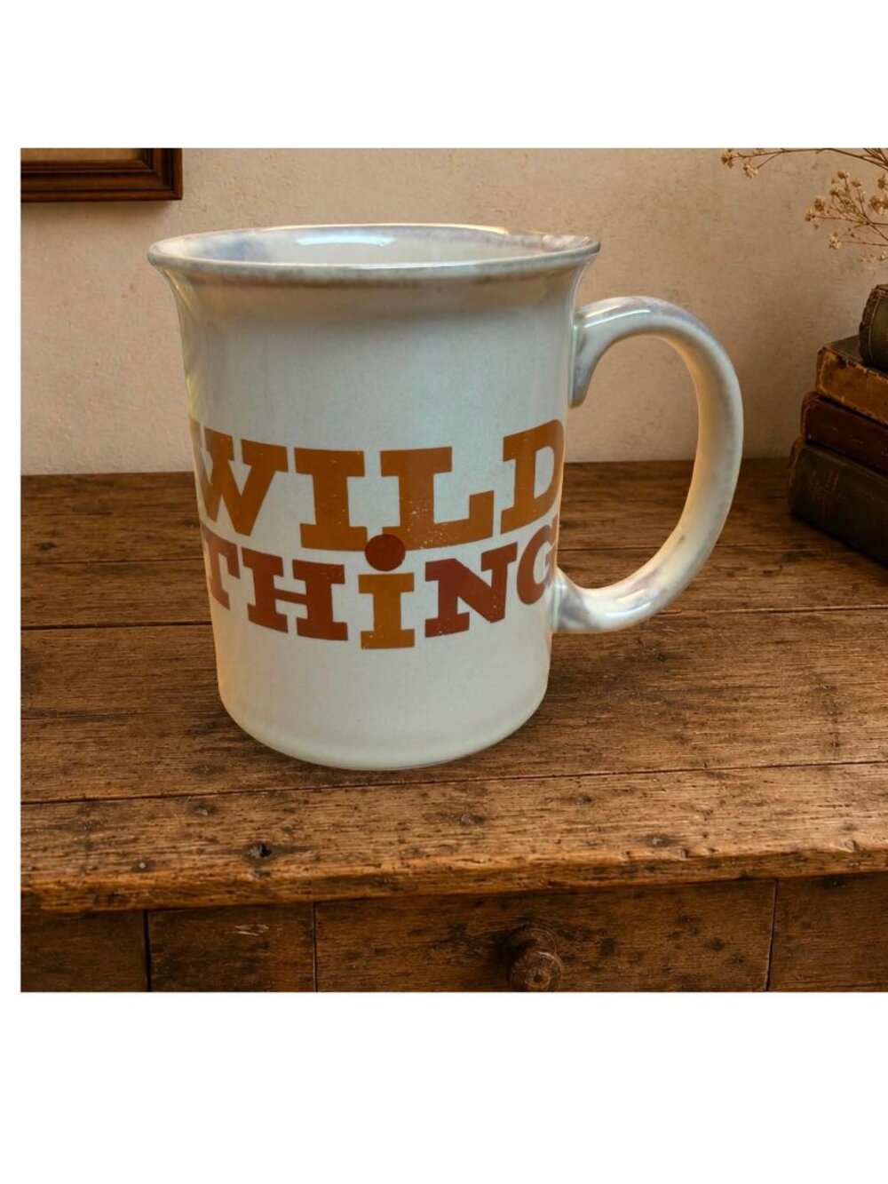 Vintage Hallmark Wild Thing Mug The Troggs Retro Reactive Glaze Coffee Cup - Dis